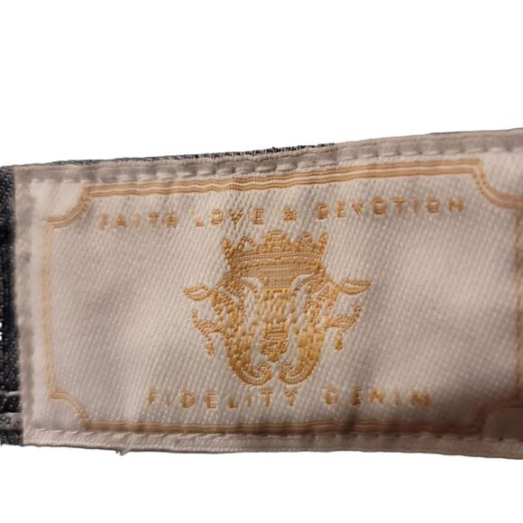 Fidelity Lotus Low Waist Boot Flare Denim Jeans Size 27 - Picture 4 of 6